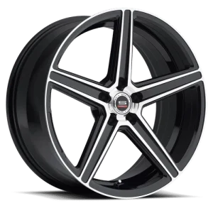 Spec-1 Racing – SP-8 – Black – 18″x8.5″ 35mm – Summer Wheels – SP818851635GBM